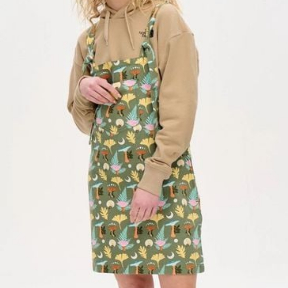 Lucy & Yak mushroom cottagecore overall dress